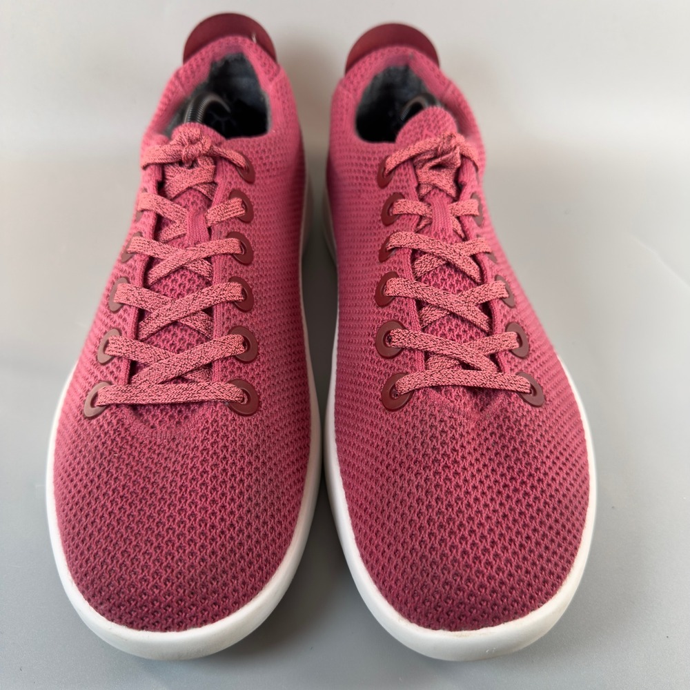 Allbirds Tree Piper Mens 13 Lux Pink White Running Shoes Lace Low Train Sneaker - Picture 3 of 16